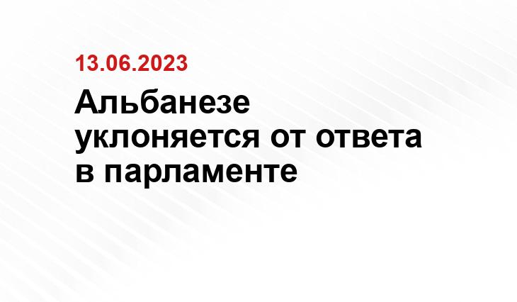 Альбанезе уклоняется от ответа в парламенте